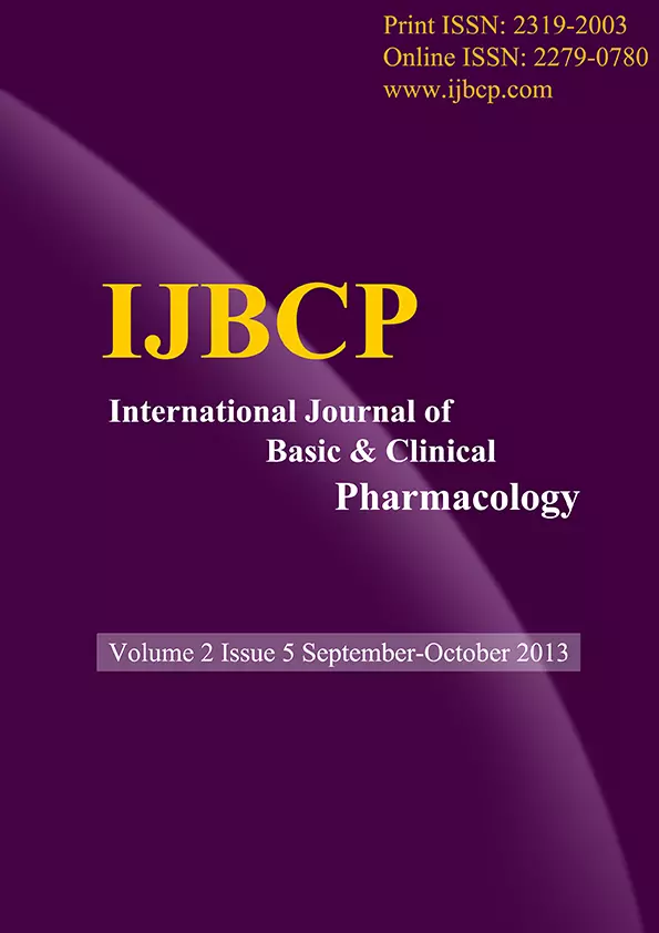 International Journal of Basic & Clinical Pharmacology