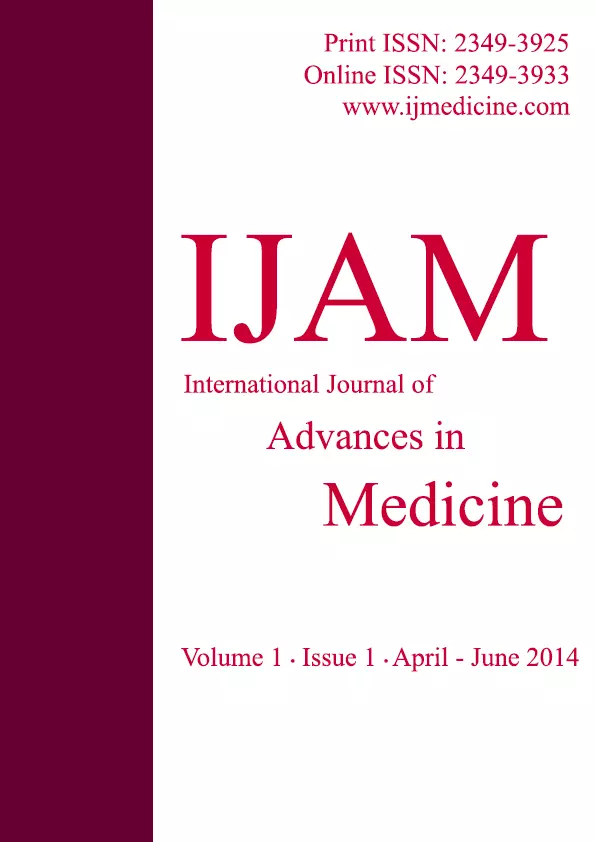 International Journal of Advances in Medicine