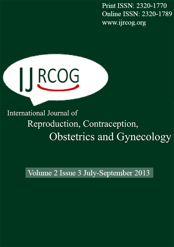 International Journal of Reproduction, Contraception, Obstetrics and Gynecology